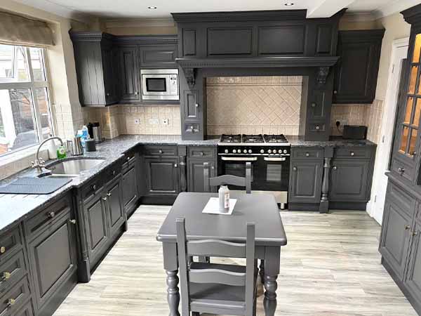 Kitchen Paint Spraying